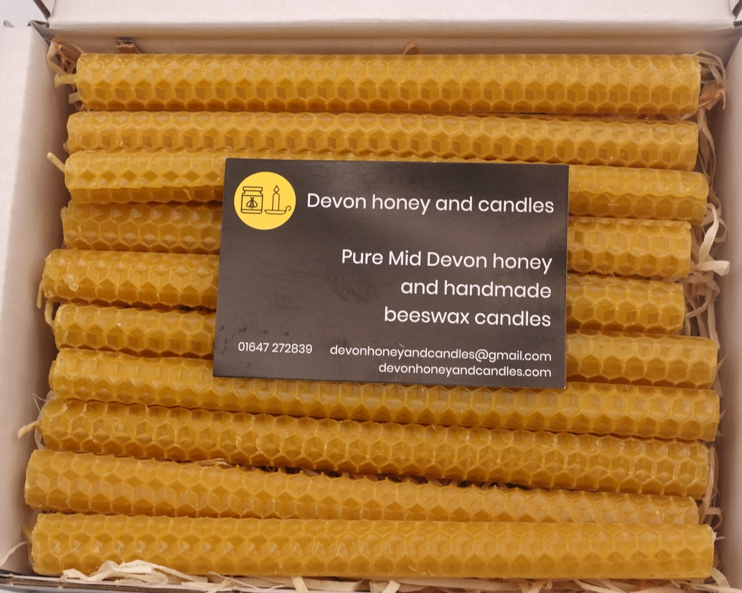 Hand rolled Beeswax Candles