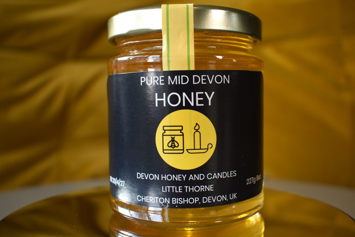 pure English honey by Devon honey and candles